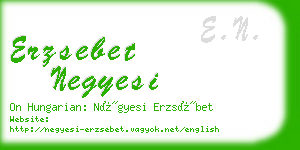 erzsebet negyesi business card